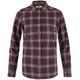 FJÄLLRÄVEN Övik Classic Flannel Shirt W Black Oak-Dark Violet
