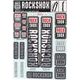 ROCK SHOX DECAL KIT 35MM WHITE