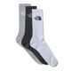 THE NORTH FACE MULTI SPORT CUSH CREW SOCK 3P, BLACK ASSORTED