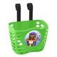 FORCE handlebar basket for children, green