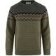 FJÄLLRÄVEN Övik Knit Sweater M Laurel Green-Deep Forest