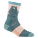 DARN TOUGH BEAR TOWN MICRO CREW LIGHTWEIGHT WITH CUSHION, quartz