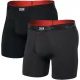 SAXX MULTI-SPORT MESH BOXER BRIEF FLY 2PK remote camo waistband/black