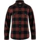 FJÄLLRÄVEN Övik Heavy Flannel Shirt W, Dark Navy-Maroon
