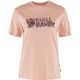FJÄLLRÄVEN Lush Logo T-shirt W Chalk Rose