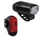 LEZYNE MICRO DRIVE 800+ / KTV DRIVE PRO+ PAIR SATIN BLACK / BLACK
