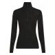 ICEBREAKER W 175 Everyday LS Half Zip, BLACK
