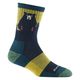 DARN TOUGH BEAR TOWN MICRO CREW LIGHTWEIGHT WITH CUSHION, dark teal