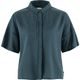 FJÄLLRÄVEN Övik Hemp Camp Shirt SS W Mountain Blue