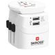 SKROSS PA46W cestovní adaptér PRO Light USB 2A - World, UK+USA+AUS/CN, univerzální, uzemněný, 2x USB-A 12W