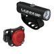 LEZYNE CLASSIC DRIVE 500+ / ZECTO DRIVE 200+ PAIR SATIN BLACK / BLACK