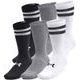 UNDER ARMOUR UA Essential 6pk Crew, černá/šedá/bílá
