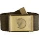 FJÄLLRÄVEN Canvas Brass Belt 4 cm Dark Olive