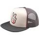 TROY LEE DESIGNS TRUCKER SNAPBACK PEACE OUT VINTAGE WHITE / CARBON