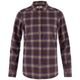 FJÄLLRÄVEN Övik Classic Flannel Shirt W Black Oak-Dark Violet