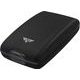 TRU VIRTU Cash & Cards OYSTER - leather Carbon Black