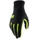 100% BRISKER XTREME Gloves Black/Fluo Yellow
