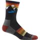 DARN TOUGH SUNSET RIDGE MICRO CREW LIGHTWEIGHT WITH CUSHION, charcoal