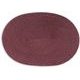 CONTINENTA Oval placemat 45 x 31 cm burgundy
