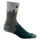 DARN TOUGH NUMBER 2 MICRO CREW MIDWEIGHT WITH CUSHION, green