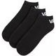 VANS MN CLASSIC LOW (6.5-9, 3PK), BLACK