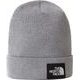 THE NORTH FACE DOCK WORKER RECYCLED BEANIE, TNF LIGHT GREY HEATHER