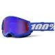 100% STRATA 2 JUNIOR Goggle Blue - Mirror Red/Blue Lens
