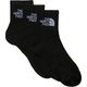 THE NORTH FACE MULTI SPORT CUSH QUARTER SOCK 3P, TNF BLACK