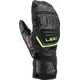 LEKI WCR Team 3D Junior Mitt, black-ice lemon
