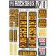 ROCK SHOX 11.4318.003.499 - DECAL KIT 30/32/RS1 NE02 ORANGE