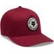 FOX Badge Flexfit Hat Cabernet