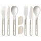 SEA TO SUMMIT Detour Stainless Steel Cutlery Set - [2P] [6 Piece], Grey