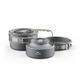 NATUREHIKE Waters-08 hliníková sada nádobí pro 2-4 osoby var. 2. - 730g