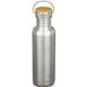 KLEAN KANTEEN Reflect w/Bamboo Cap - brushed stainless 800 ml