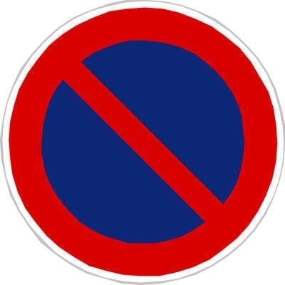 Zákazové dopravní značky - Zákaz stání