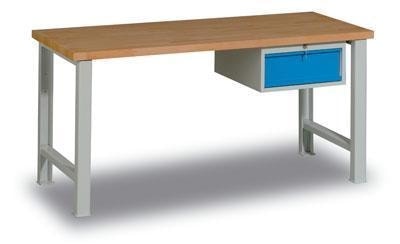 Dílenský stůl Weld 1Z, 84 x 120 x 68,5 cm, šedý