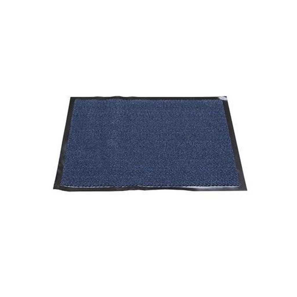 Vnitřní čisticí rohož s náběhovou hranou, 0,7 x 90 x 60 cm, modrá