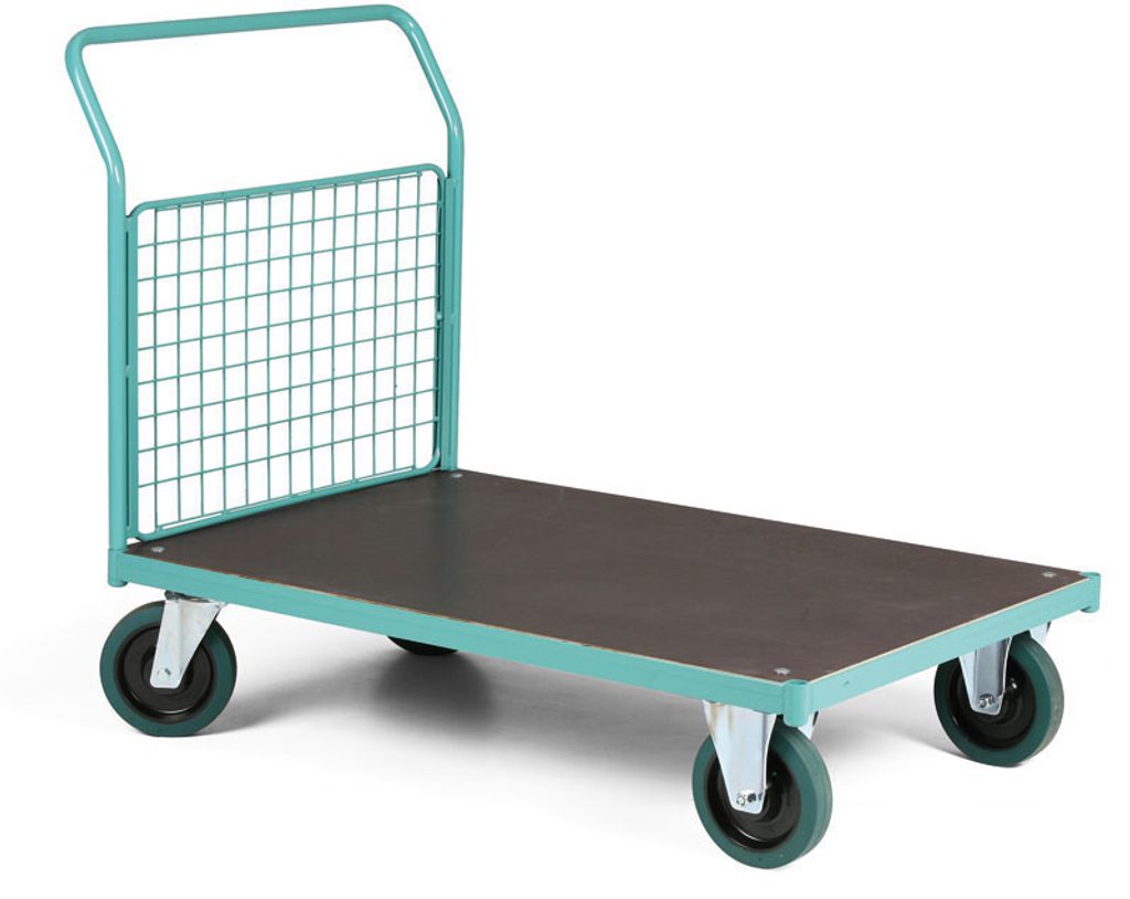 Ebal.cz - obalový materiál - Plošinový vozík stavebnicový s vyztuženým  madlem, do 1000 kg - Plošinové vozíky - Plošinové vozíky a vozy,  Manipulační technika