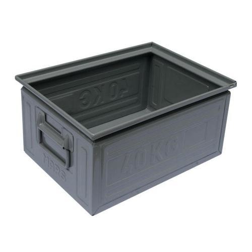 Ebal.cz - obalový materiál - Kovová úložná bedna, 20 l - Ocelové úložné boxy  - Úložné a přepravní boxy, Boxy, krabice, bedny, Nádoby, boxy a přepravky,  Průmyslové prostory