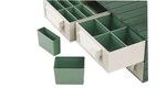 Box do zásuvky, 91 x 129 x 45, zelený