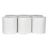 Papírové ručníky Maxi Rec 2vrstvé, 120 m, bílé, 6 ks