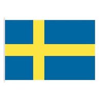 Státní vlajka Švédska, 100 x 150, s karabinami