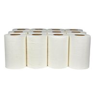 Papírové ručníky Midi 2vrstvé, 50 m, bílé, 12 ks