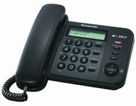 Telefon Panasonic KX-TS 560FXW, černý