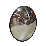 Univerzální kulaté zrcadlo, 400 mm, černá