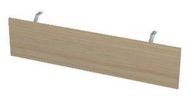Dřevěná krycí deska ke kancelářskému stolu Gemi 160, délka 133,8 x 31,5 cm, rovná, světlé dřevo