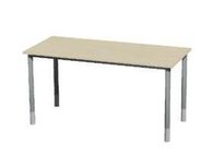 Kancelářský stůl Line Gemi, 180 x 80 x 70-90 cm, rovné provedení, javor jersey