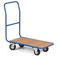 Plošinový vozík s madlem, do 300 kg, 76,5 x 45 cm