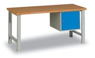 Dílenský stůl Weld 1P, 84 x 200 x 68,5 cm, šedý