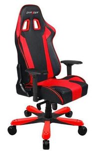 Kancelářská židle King, černá/červená